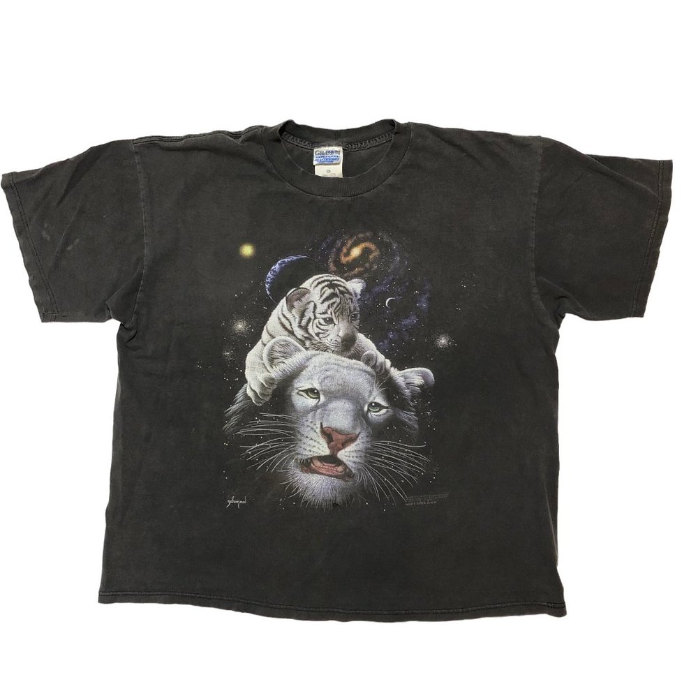 Vintage 1997 white tiger celestial Tshirt